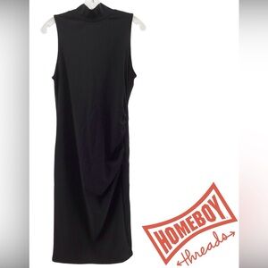 Chelsea28 Black Midi Dress